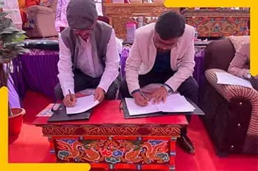 MOU sign, NISR, Leh Ladakh